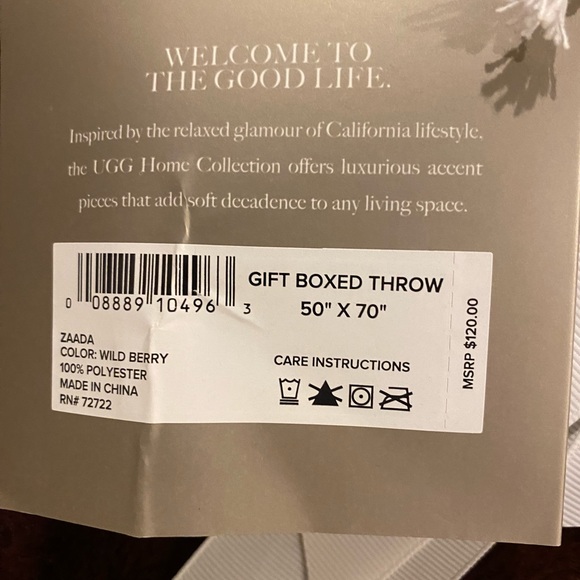 UGG Bedding Ugg Gift Boxed Throw Blanket Poshmark